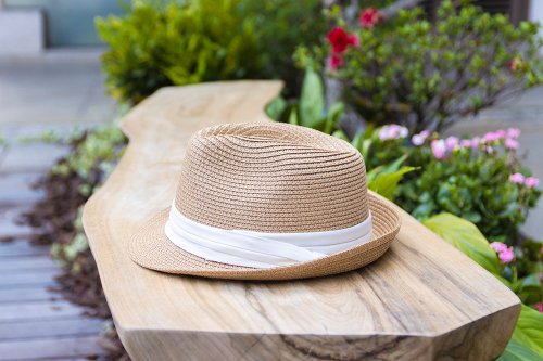 sunrainlike Unni 文藝爵品草帽-編織帽 帽 草帽 防曬 straw hat 中性 男女帽