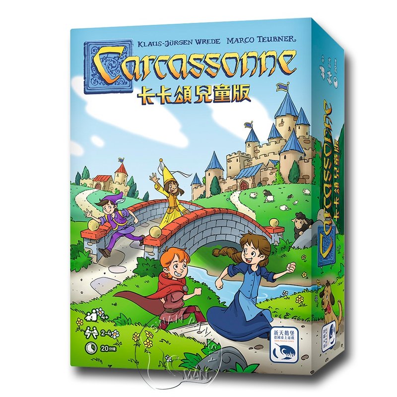 [Neuschwanstein Board Game] Carcassonne Children's Edition - บอร์ดเกม - กระดาษ หลากหลายสี