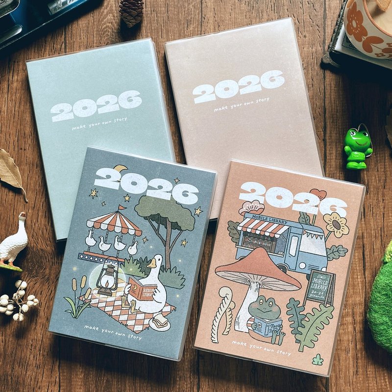 迪夢奇 2026 好好記 4 款可選 - 筆記本/手帳 - 紙 多色