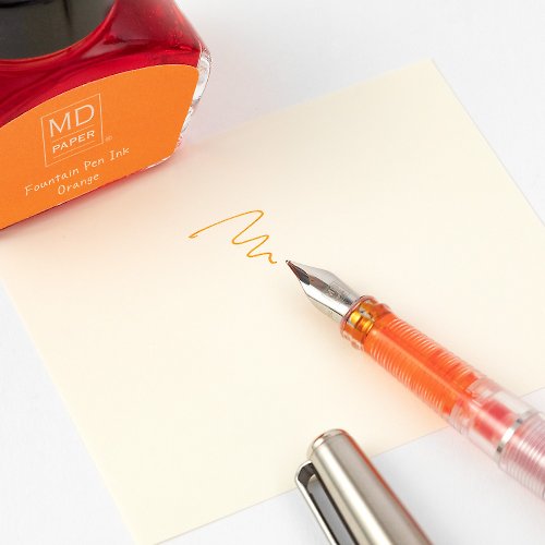 MIDORI MIDORI MD 鋼筆組 含墨水 限定橘
