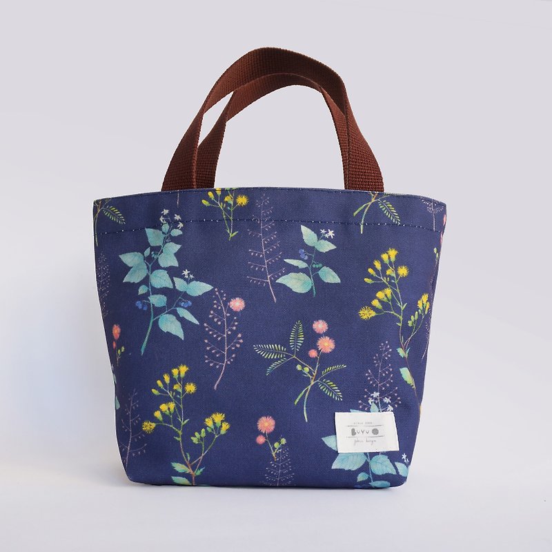 Life series –Tote bag -Plant collection(Indigo) - Handbags & Totes - Polyester 