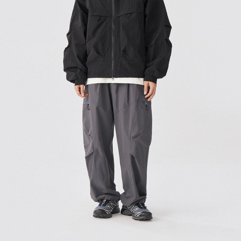 TopBasics Adventure 系列六口袋機能褲 - 男長褲/休閒褲 - 其他人造纖維 灰色