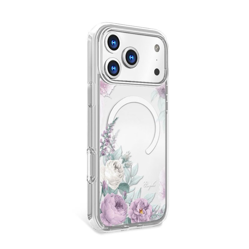 iPhone 17/16/15/14/13/12/11 輕薄軍規防摔磁吸手機殼-寧靜紫 - 手機殼/手機套 - 其他材質 多色