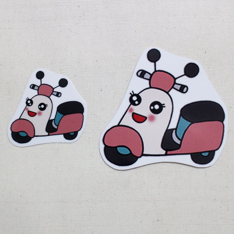 Waterproof Sticker_Car 02 (Motorcycle) - Stickers - Waterproof Material 