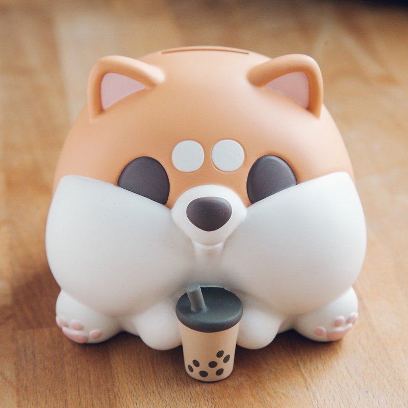 【Package Damaged Special Area】Xiaomi Shiba Inu Money Tray (All items are brand new) - กระปุกออมสิน - เรซิน สีส้ม