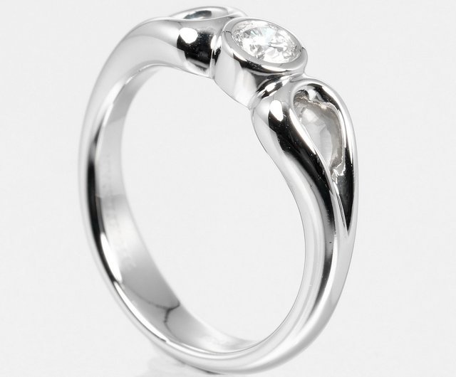 美品 TIFFANY&Co. ダブル ティアドロップ プラチナダイヤ リング 楽天市場】ティファニー ダブル ティアドロップ 7.5号 リング