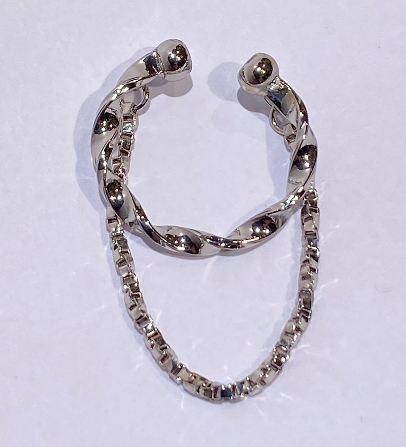 獨一無二的耳骨環 - 耳環/耳夾 - 銅/黃銅 銀色
