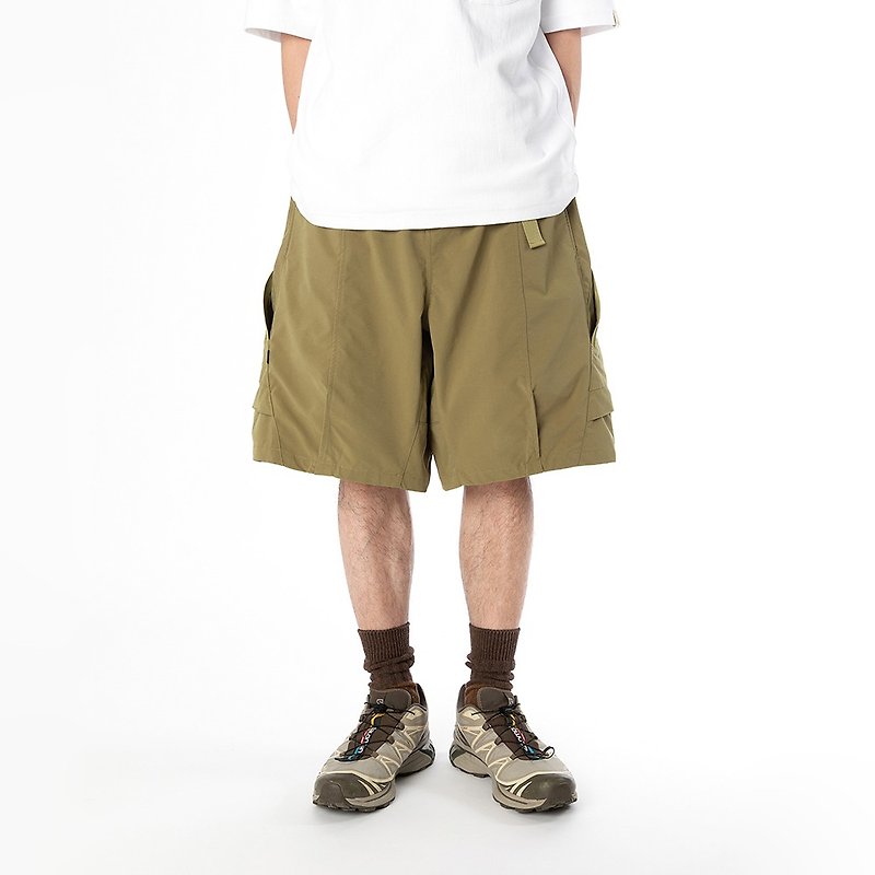 Loose camp shorts mountain outdoor loose camping three-dimensional pocket light quick-drying shorts - Men's Shorts - Polyester 