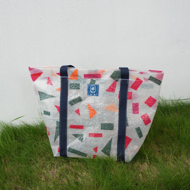 石滬姐妹花袋 | 大托特包 - 手提包/手提袋 - 塑膠 透明