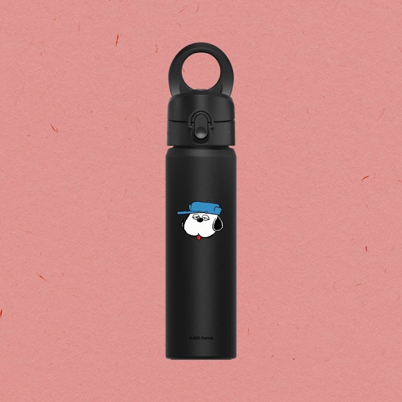 AquaStand磁吸水壺-不鏽鋼保溫瓶|Snoopy史努比/歐拉夫 - 手機架/防塵塞 - 塑膠 多色