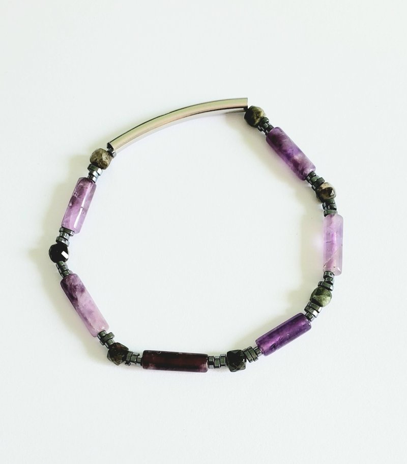 手編天然彩寶手繩 - 手鍊/手環 - 寶石 