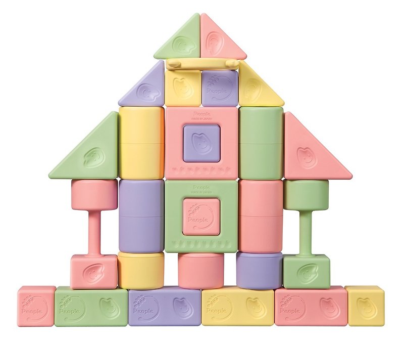 The building block combination of colored rice-fast shipping - Baby Gift Sets - Other Materials White