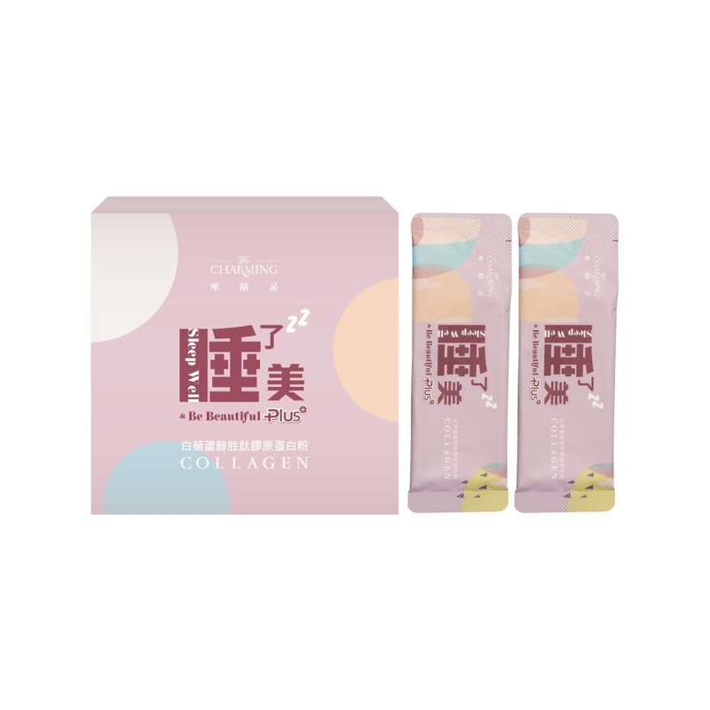 We Charming 唯睛品 睡了美PLUS白藜蘆醇胜肽膠原蛋白粉(10入/盒) - 其他 - 其他材質 