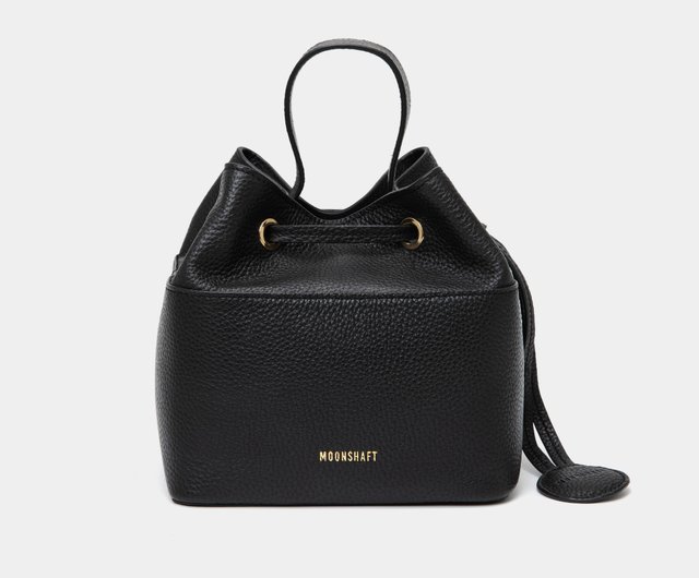 Moonshaft Bucket Bag Full Grain Cowhide leather - Shop Moonshaft