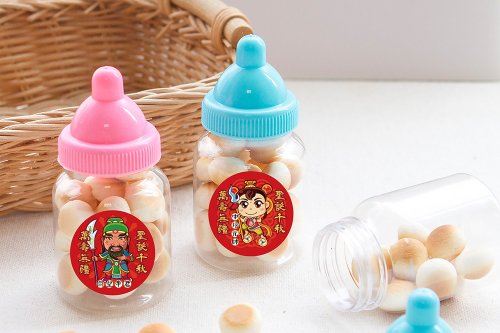 幸福朵朵 婚禮小物 花束禮物 三太子 小奶瓶糖果 小饅頭餅乾 Q版神明祝壽 聖誕千秋