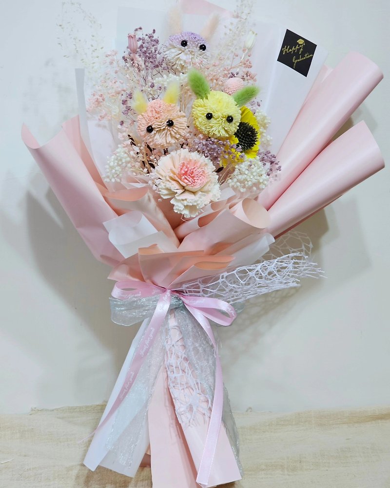 Sola Bunny Bouquet - Dried Flowers & Bouquets - Plants & Flowers 