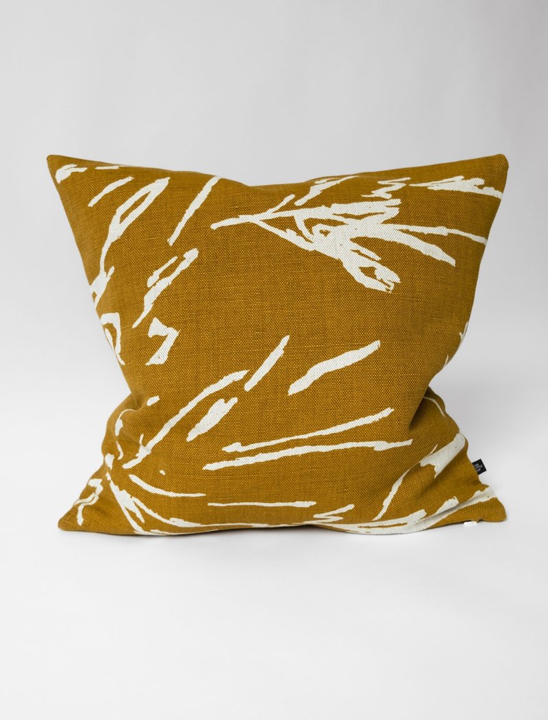 Nordic designer model - pillowcase THE LIGHT, MUSTARD - Pillows & Cushions - Cotton & Hemp Yellow