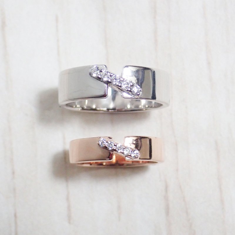 【Bifa Life】Couple Rings - Enduring Together | 925 Sterling Silver Handmade Jewelry - Couples' Rings - Silver Silver