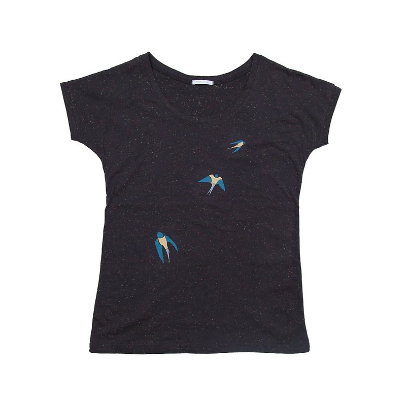 Our original from the body. Swallow T-shirt Ladies Free Tcollector - เสื้อยืดผู้หญิง - ผ้าฝ้าย/ผ้าลินิน หลากหลายสี