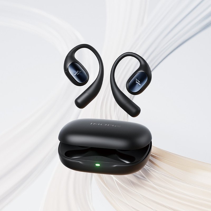 【1MORE】Open Bluetooth headset/S31/Black/New product comes with charging bag - Headphones & Earbuds - Other Materials Black