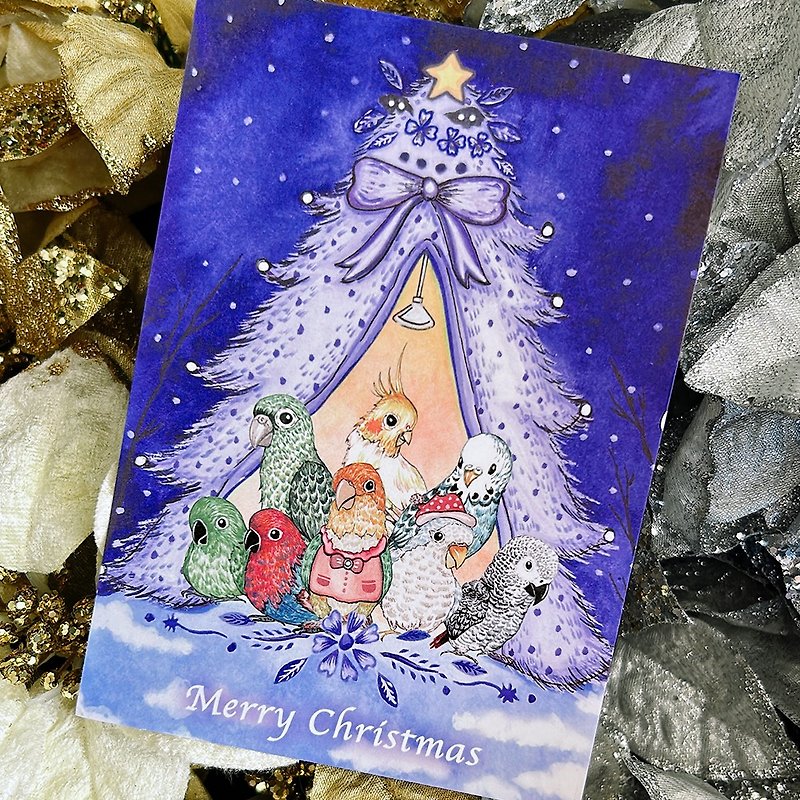 Christmas Card / Camping Christmas Card - Cards & Postcards - Paper 