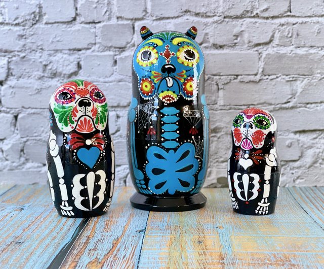 Day of the dead deals nesting dolls