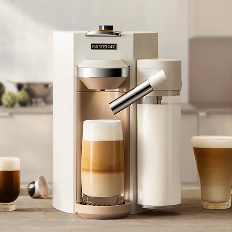 【送料無料】カプセルコーヒーマシン 家庭用小型自動ポータブルコーヒーマシン SCISHARE/思想 - コーヒードリッパー - その他の素材 ホワイト