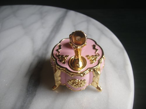 オルゴール 万華鏡 アンティーク レトロ 工芸 雑貨 花 曲名不明