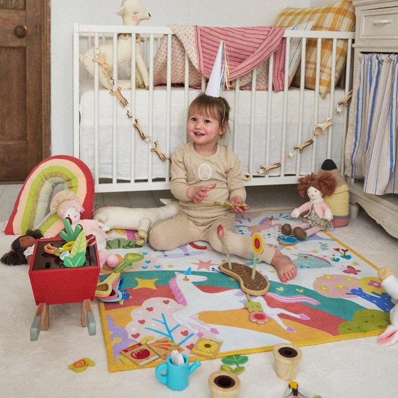 Cherry and Harry - Unicorn World Waterproof Washable Play Rug - 地墊/地毯 - 其他材質 