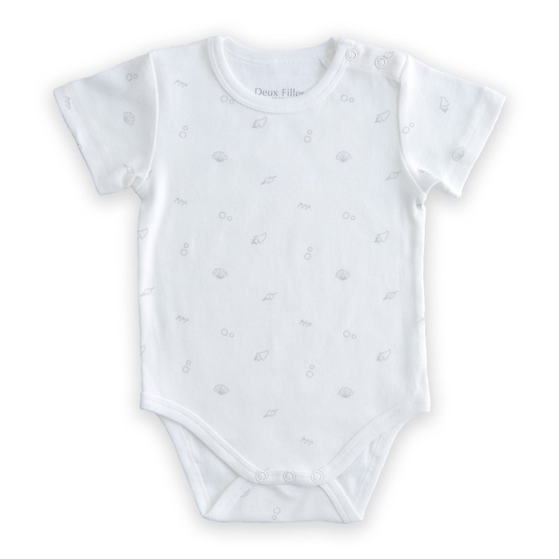 Organic baby bodysuit, baby girl onesies, baby boy onesies, baby romper - Onesies - Cotton & Hemp Gray
