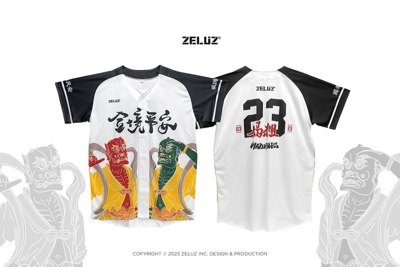 MAZU BLESS commemorative baseball shirt - เสื้อเชิ้ตผู้ชาย - วัสดุอื่นๆ 