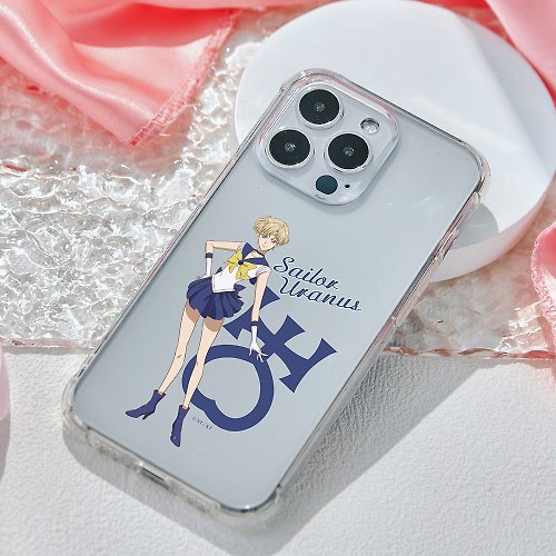 TOYSELECT 【送吊飾】美少女戰士Crystal水手天王星全氣囊防摔iPhone手機殼