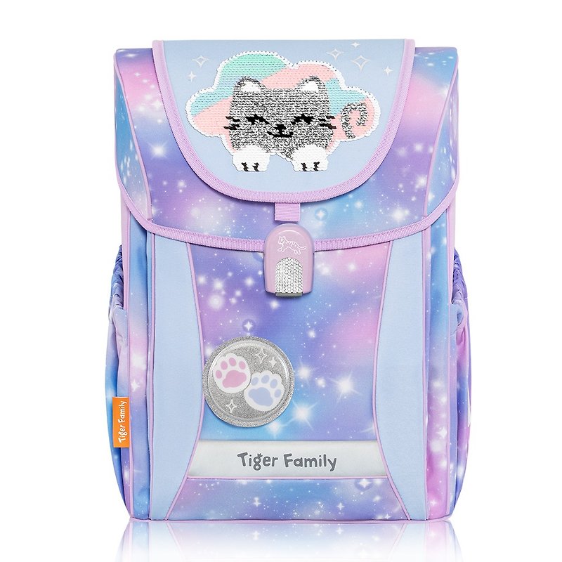 Tiger Family College Style Ultra-Lightweight Backpack Pro 2S-Cloud Kitten - กระเป๋าเป้สะพายหลัง - วัสดุกันนำ้ สีน้ำเงิน