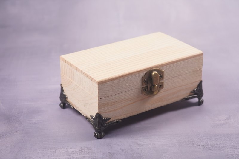 原木DIY高腳收納盒 - 零件/散裝材料/工具 - 木頭 卡其色