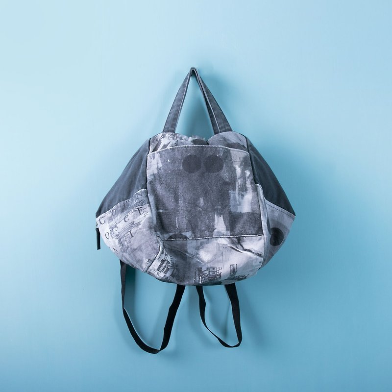 After carrying the backpack gray - Backpacks - Cotton & Hemp Gray