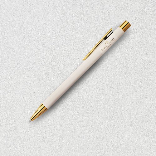 文聚 【Faber-Castell】NEO Slim 珍珠白 原子筆 免費刻字
