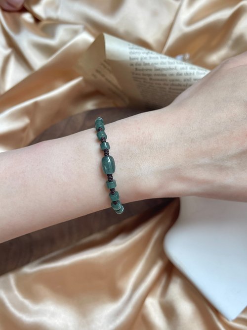 翡翠設計館 / 賞翠•玩翠 EXE Jewelry 藍水路路通翡翠手繩 手鍊 |天然瓜地馬拉翡翠