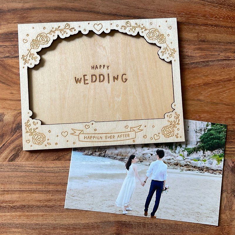 Photo Frame – Happily Ever After (Polaroid/ Fujifilm/ 4R) - Picture Frames - Wood 