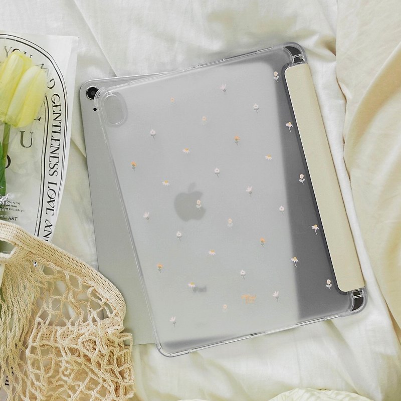 【FlowerBox vol.38】Transparent Matte Book Style iPad Case - Other - Silicone 