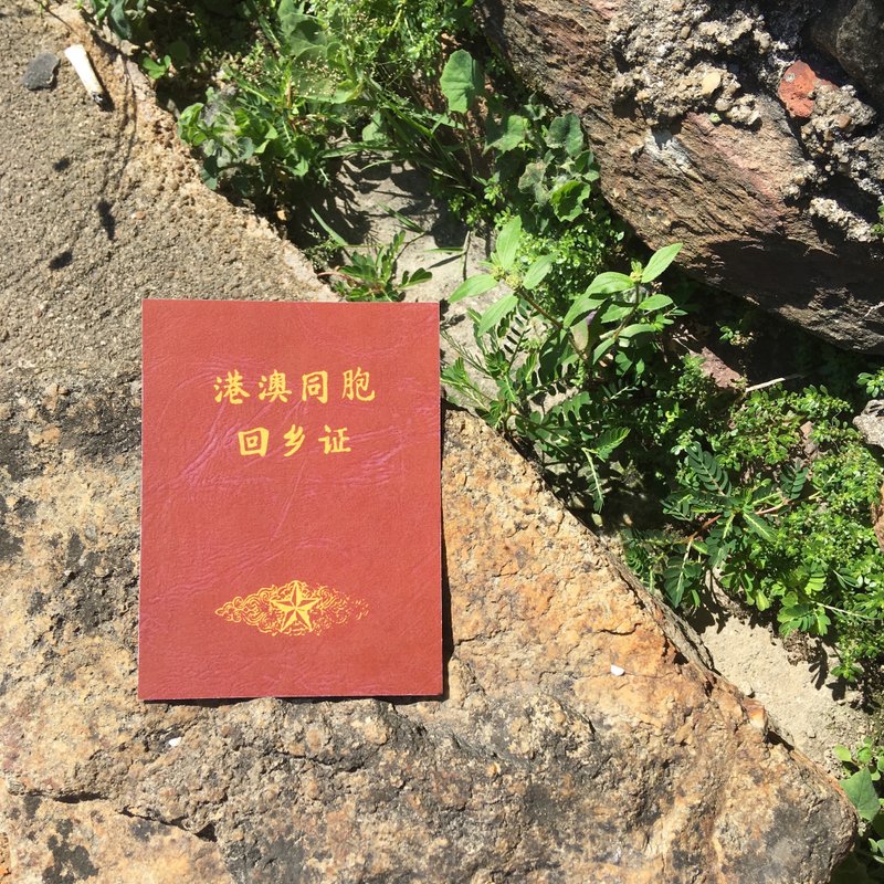 明信片 | #25 回鄉證 - 卡片/明信片 - 紙 咖啡色