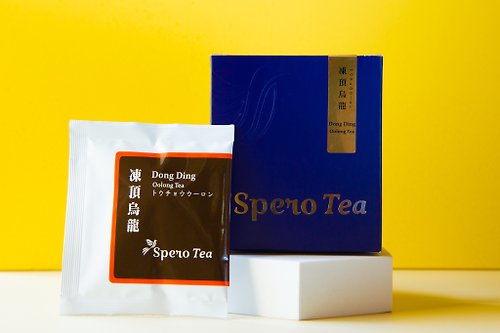 Spero Tea 至希茶 凍頂烏龍 原葉三角立體茶包 - 湛藍盒裝8入