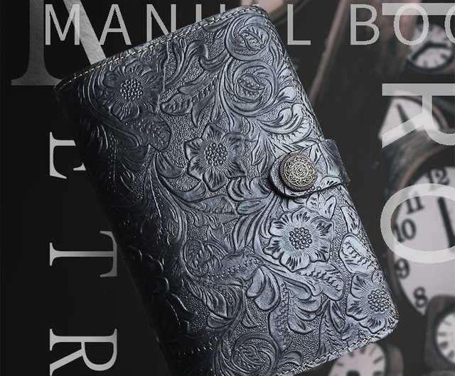 A6 バックル ルーズリーフ ハンドブック レトロ ハンドメイド