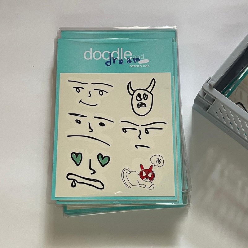 doodle and dream 紋身貼紙 - 紋身貼紙/刺青貼紙 - 紙 