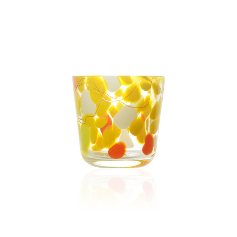 紅琉璃 香氛燭杯-夏陽 - 香氛/精油/擴香 - 玻璃 黃色