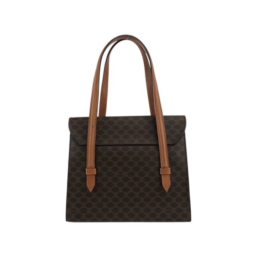 日本直送 名牌中古包 】CELINE セリーヌ マカダム ハンドバッグ