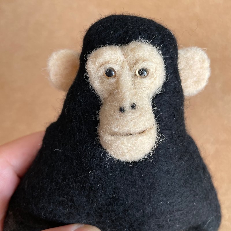 Chimpanzee stuffed toy - Kids' Toys - Wool Black