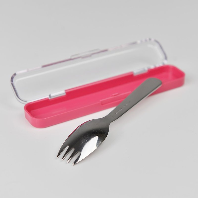Japan Takasang metal Japanese Stainless Steel fork spoon with storage box-pink box-3pcs
