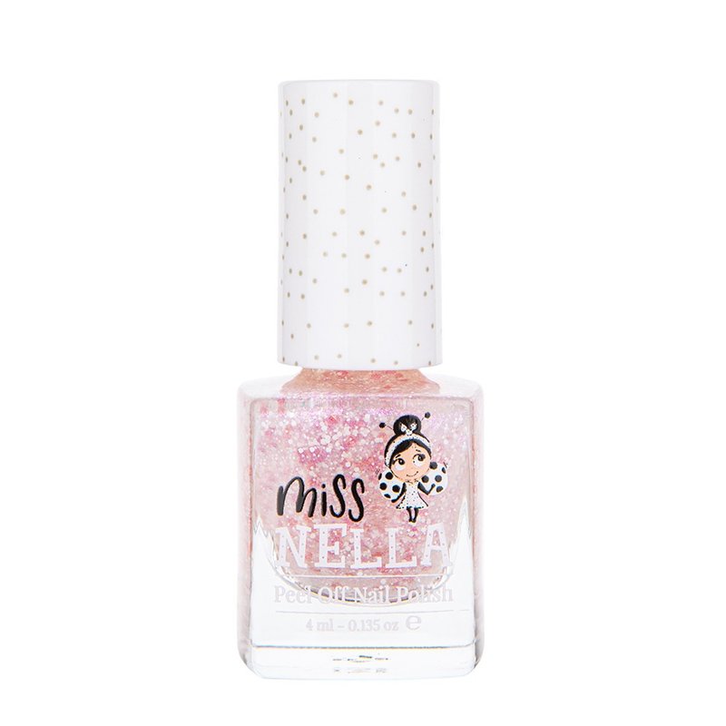 UK [Miss NELLA] Water-based removable safe nail polish for children - Peach Soda MN49 - ยาทาเล็บ - วัสดุอื่นๆ สึชมพู