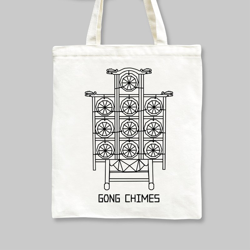 Instrument Bags-gong chimes - Handbags & Totes - Cotton & Hemp Black