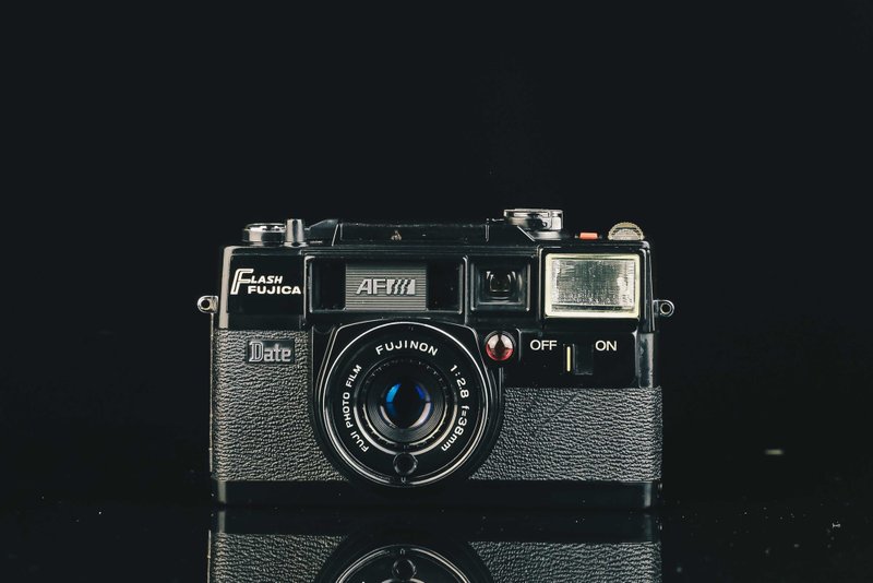 FUJICA FLASH AF DATE #7559 #135底片相機 - 相機/拍立得/底片相機 - 其他金屬 黑色